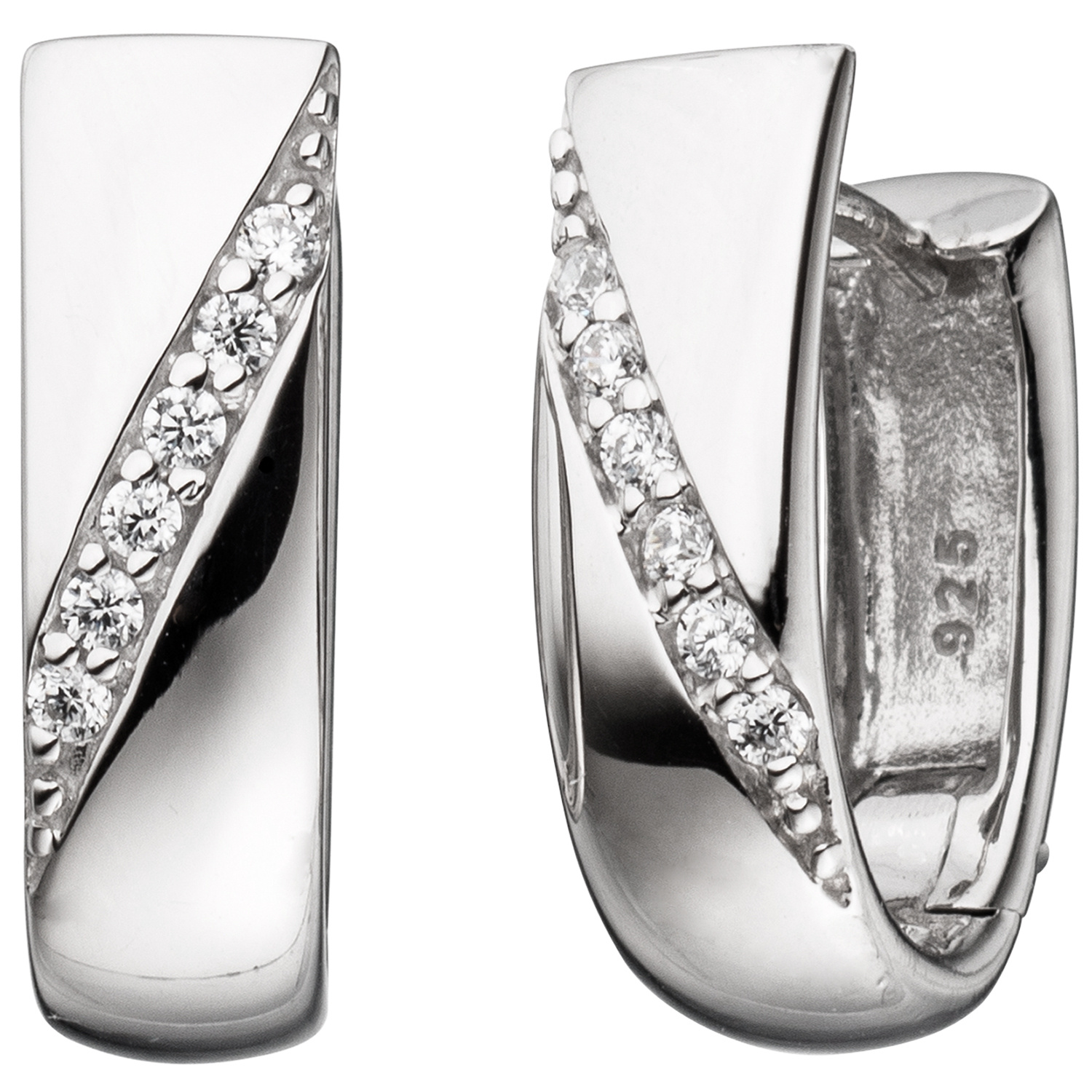 Vaerst 2833 Tischuhr Funk Naturschiefer Motiv Horizont/Sonne Swarovski-Elements