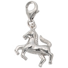 Einhnger Charm Pferd 925 Sterling Silber rhodiniert