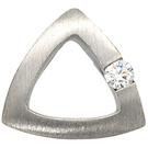 Anhnger 950 Platin mattiert 1 Diamant Brillant 0,08ct. Platinanhnger