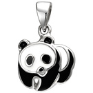 Kinder Anhnger Panda 925 Sterling Silber Silberanhnger