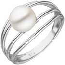 Damen Ring 585 Gold Weigold 1 Swasser Perle Perlenring