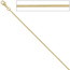 Schlangenkette 585 Gelbgold 1,4 mm 38 cm Gold Kette Halskette Goldkette