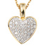 Anhnger Herz 585 Gold Gelbgold 42 Diamanten Brillanten 0,25ct. Herzanhnger