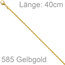 Ankerkette 585 Gelbgold diamantiert 1,6 mm 40 cm Gold Kette Halskette Goldkette
