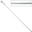 Panzerkette 925 Silber 1,7 mm 36 cm Halskette Kette Silberkette Karabiner