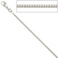 Panzerkette 925 Silber 1,7 mm 42 cm Halskette Kette Silberkette Karabiner