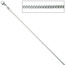Panzerkette 925 Silber 1,7 mm 42 cm Halskette Kette Silberkette Karabiner