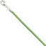Collier Halskette Seide hellgrün 2,8 mm 42 cm, Verschluss 925 Silber Kette