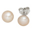 Ohrstecker 925 Sterling Silber 2 Süßwasser Perlen rosé Ohrringe Perlenohrstecker