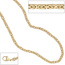 Knigskette 333 Gelbgold massiv 3,2 mm 42 cm Gold Kette Halskette Goldkette