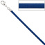 Collier Halskette Seide blau 2,8 mm 42 cm, Verschluss 925 Silber Kette