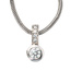 Anhänger 585 Gold Weißgold 6 Diamanten Brillanten 0,20ct. Weißgoldanhänger