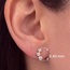 Ohrstecker 333 Gold Gelbgold 6 Zirkonia Ohrringe Goldohrstecker