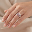 Damen Ring breit 925 Sterling Silber Silberring