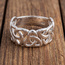 Damen Ring breit 925 Sterling Silber Silberring