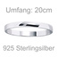 Armreif Armband oval 925 Sterling Silber Silberarmreif Kastenschloss