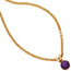 Anhnger 585 Gold Gelbgold 1 Amethyst lila violett Goldanhnger