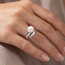 Damen Ring 925 Sterling Silber rhodiniert 1 Süßwasser Perle Perlenring