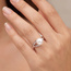 Damen Ring 925 Sterling Silber rhodiniert 1 Süßwasser Perle Perlenring