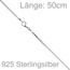 Venezianerkette 925 Silber 1,2 mm 50 cm Halskette Kette Silberkette Karabiner