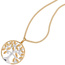 Anhnger Baum 585 Gold Gelbgold bicolor 5 Diamanten Brillanten Goldanhnger