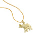 Anhnger Elefant 585 Gold Gelbgold Goldanhnger