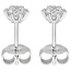 Ohrstecker 333 Gold Weißgold 2 Zirkonia Ohrringe Weißgoldohrstecker