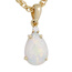 Anhnger Tropfen 585 Gold Gelbgold 1 Opal 1 Diamant Brillant Opalanhnger