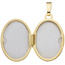 Medaillon oval 585 Gold Gelbgold Anhänger zum Öffnen