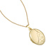 Medaillon oval 585 Gold Gelbgold Anhänger zum Öffnen