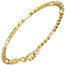 Figaroarmband 585 Gold Gelbgold 21 cm Armband Goldarmband Karabiner