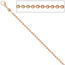 Kugelkette 585 Rotgold 2,0 mm 50 cm Gold Kette Halskette Rotgoldkette Karabiner