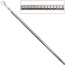 Erbskette 2-reihig 585 Weißgold 45 cm Halskette Kette Weißgoldkette Karabiner