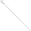 Ankerkette 333 Weißgold 1,3 mm 38 cm Gold Kette Halskette Weißgoldkette