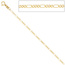 Figarokette 333 Gelbgold massiv 2,3 mm 45 cm Gold Kette Halskette Goldkette