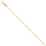 Figarokette 333 Gelbgold massiv 2,3 mm 45 cm Gold Kette Halskette Goldkette