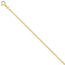 Panzerkette 585 Gelbgold 2,1 mm 42 cm Gold Kette Halskette Goldkette Federring