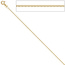 Ankerkette 333 Gelbgold 1,2 mm 42 cm Gold Kette Halskette Goldkette Federring