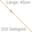 Ankerkette 333 Gelbgold 1,6 mm 45 cm Gold Kette Halskette Goldkette Federring