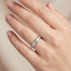 Damen Ring 925 Sterling Silber rhodiniert Zirkonia rundum Silberring
