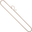 Venezianerkette rund Edelstahl rotgold vergoldet 1,8 mm 80 cm Halskette Kette