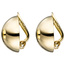 Ohrclips Halbkugel rund 333 Gold Gelbgold Ohrringe Clips Goldohrclips