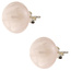 Ohrstecker rund 925 Sterling Silber 2 Rosenquarze Ohrringe