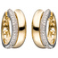 Creolen 585 Gold Gelbgold bicolor 86 Diamanten Brillanten Ohrringe
