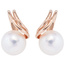 Ohrstecker 585 Gold Rotgold 2 Süßwasser Perlen Ohrringe Perlenohrstecker