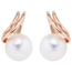 Ohrstecker 585 Gold Rotgold 2 Süßwasser Perlen Ohrringe Perlenohrstecker