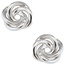 Ohrstecker verschlungen 585 Gold Weißgold 2 Diamanten Brillanten Ohrringe