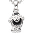 Kinder Anhänger schwarzes Schaf 925 Sterling Silber rhodiniert Kinderanhänger