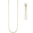 Kobrakette oval 333 Gelbgold 1,7 mm 50 cm Gold Kette Halskette Goldkette