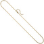 Halskette Edelstahl gold farben beschichtet 2,2 mm 46 cm Kette